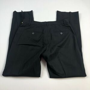 Gunex Italy USA Size 10 (Actual 31W 30L) HOLE Taper Virgin Wool Dress Pants